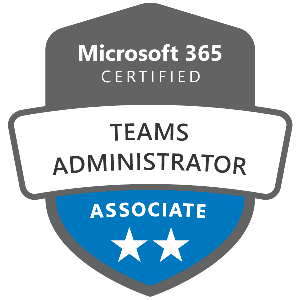 View My Microsoft 365 Certified: Teams Administrator Associate Certification